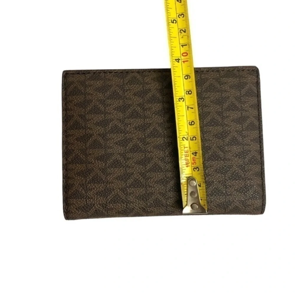Michael kors brown khaki passport cover